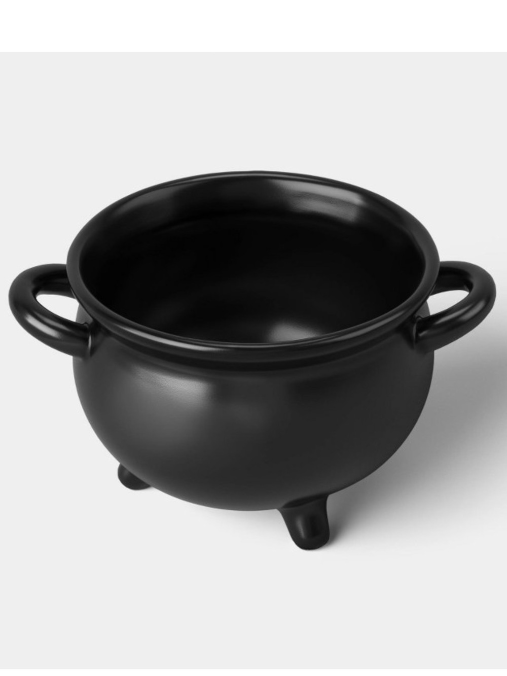 Halloween Cauldron stoneware bowl